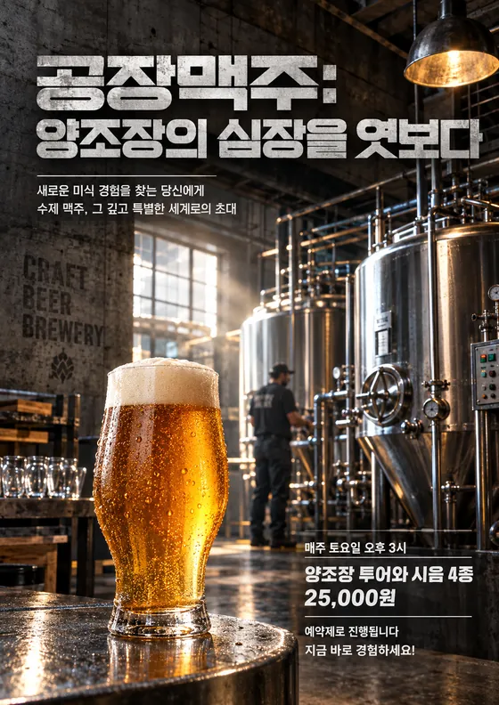 인더스트리얼 스타일로 만든 예시