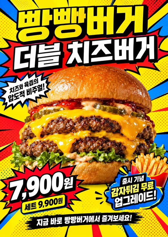 팝아트 스타일로 만든 예시