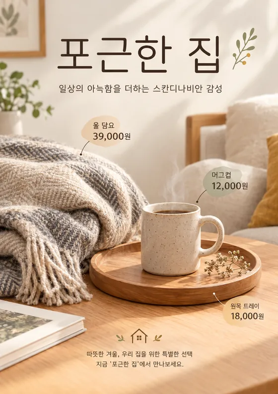 스칸디나비안 스타일로 만든 예시