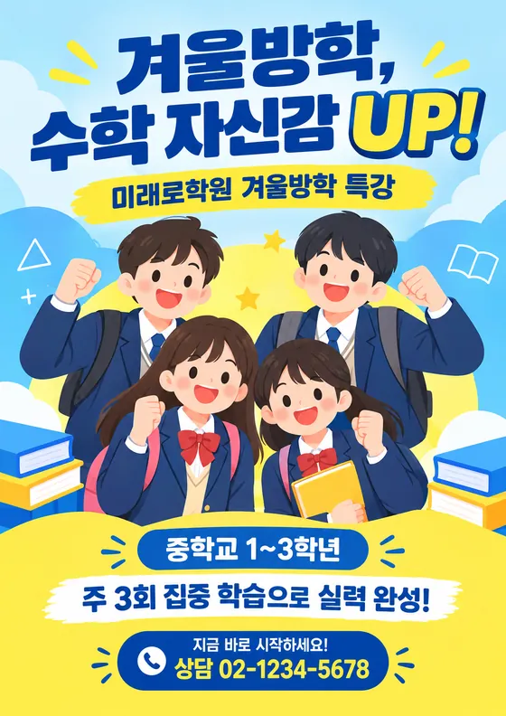 둥근 인물 일러스트 스타일로 만든 예시